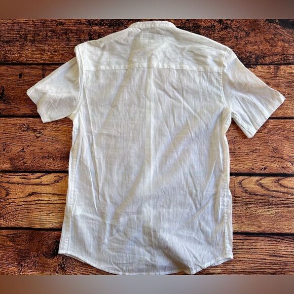 Zara stand collar flowy white button shirt. Size‎ Small - Picture 7 of 13